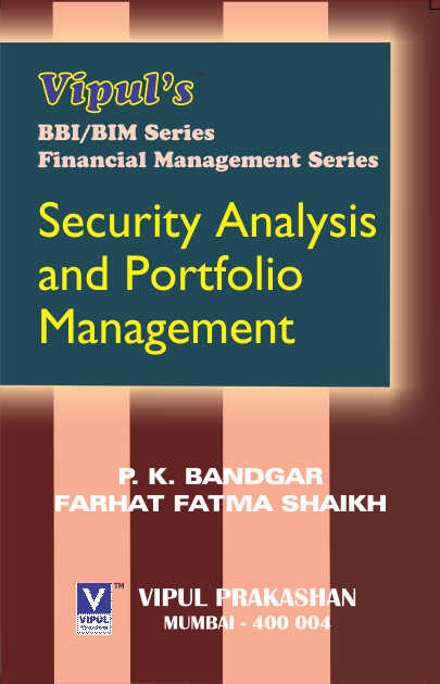 Security Analysis And Portfolio Management – Vipul Prakashan