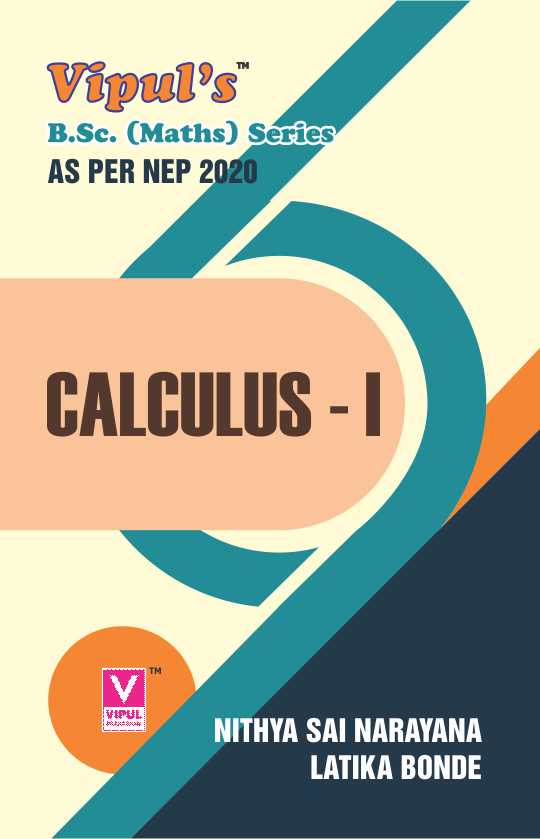 Calculus – I (Real Analysis – I) (As per NEP 2020)