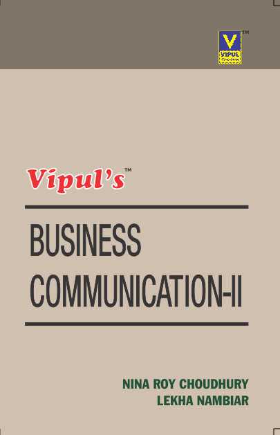 Business Communication – II (OLD SYLLABUS)