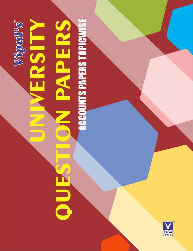 University Question Paper Set (A/Cs Paper Topicwise)