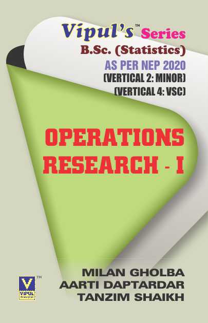 Operations Research – I (SYBSc / Minor) (As per NEP 2020)