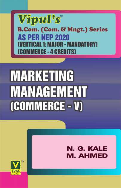 Marketing Management (Commerce – V) (4 Credits) (BCom – Commerce) (As per NEP 2020)