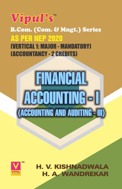 Financial Accounting – I (2 Credits) (BCom Accountancy) (As per NEP 2020)