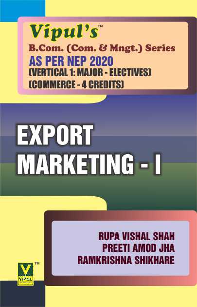Export Marketing – I (BCom Commerce) (As per NEP 2020)