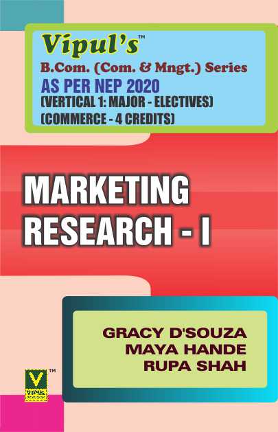 Marketing Research – I (BCom Commerce) (As per NEP 2020)
