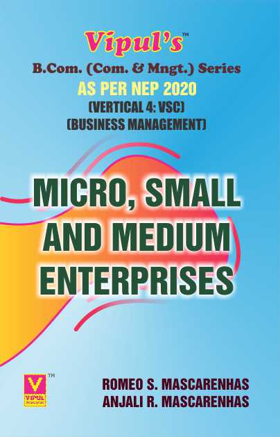 Micro, Small and Medium Enterprises (BCom Business Management) (As per NEP 2020)